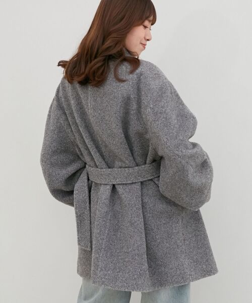 MAJESTIC LEGON / マジェスティックレゴン その他アウター | ボリュームスリーブミディコート | 詳細20