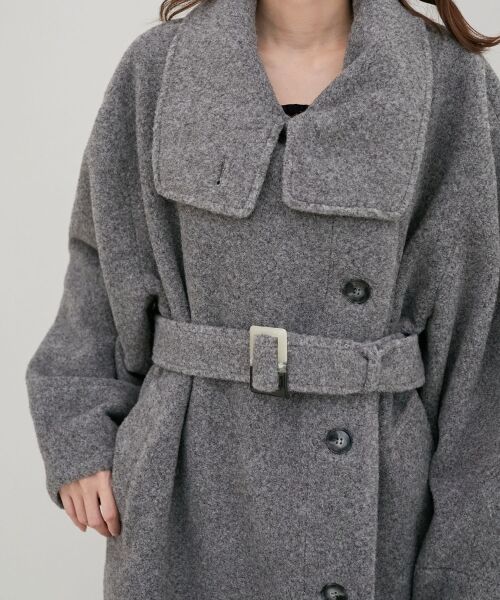 MAJESTIC LEGON / マジェスティックレゴン その他アウター | ボリュームスリーブミディコート | 詳細21