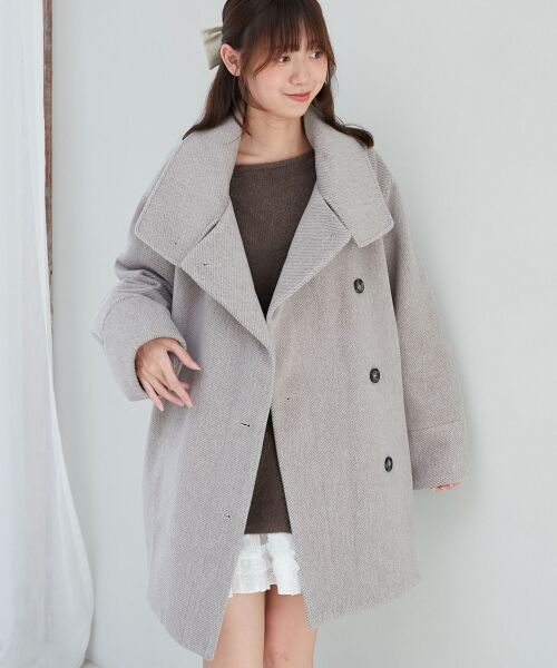 MAJESTIC LEGON / マジェスティックレゴン その他アウター | ボリュームスリーブミディコート | 詳細6