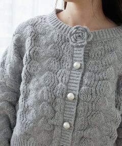 MAJESTIC LEGON / マジェスティックレゴン ニット・セーター | ポコポコフラワーニットカーデ