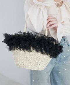 MAJESTIC LEGON / マジェスティックレゴン かごバック | フリルチュールかごバッグ