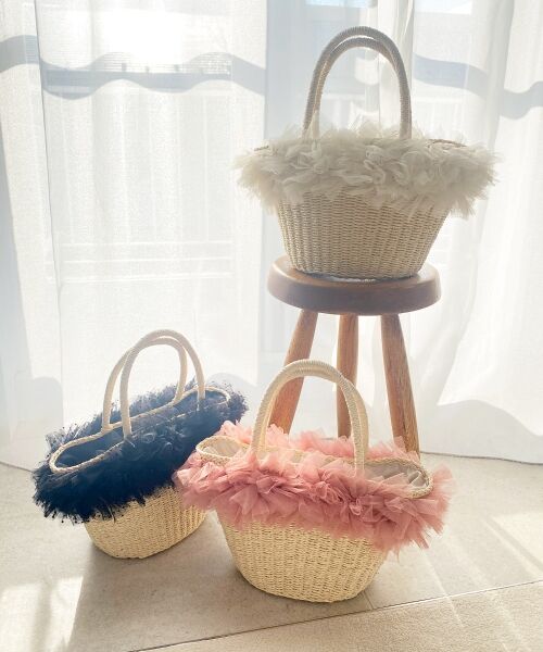 MAJESTIC LEGON / マジェスティックレゴン かごバック | フリルチュールかごバッグ | 詳細1