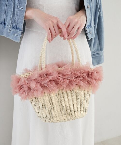 MAJESTIC LEGON / マジェスティックレゴン かごバック | フリルチュールかごバッグ | 詳細3