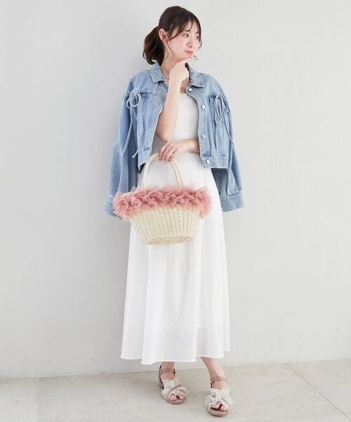 MAJESTIC LEGON / マジェスティックレゴン かごバック | フリルチュールかごバッグ | 詳細4