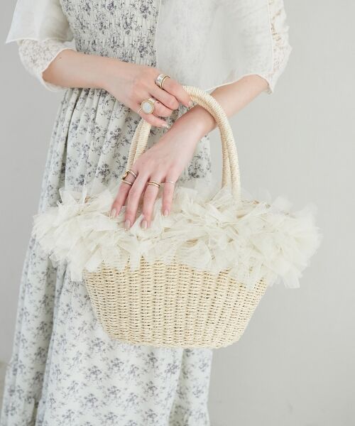 MAJESTIC LEGON / マジェスティックレゴン かごバック | フリルチュールかごバッグ | 詳細7