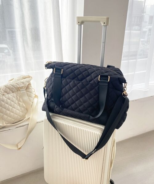 MAJESTIC LEGON / マジェスティックレゴン ボストンバッグ | ◇キルティングトラベルボストン | 詳細12