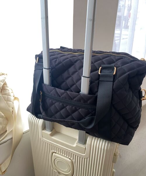 MAJESTIC LEGON / マジェスティックレゴン ボストンバッグ | ◇キルティングトラベルボストン | 詳細13