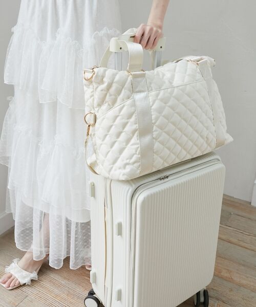 MAJESTIC LEGON / マジェスティックレゴン ボストンバッグ | ◇キルティングトラベルボストン | 詳細17