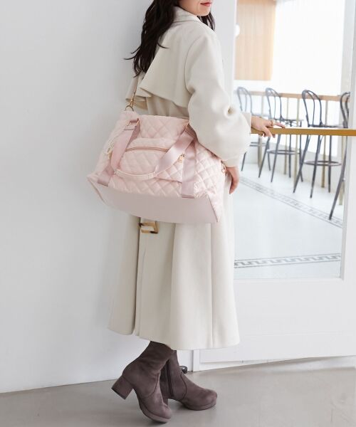 MAJESTIC LEGON / マジェスティックレゴン ボストンバッグ | ◇キルティングトラベルボストン | 詳細25