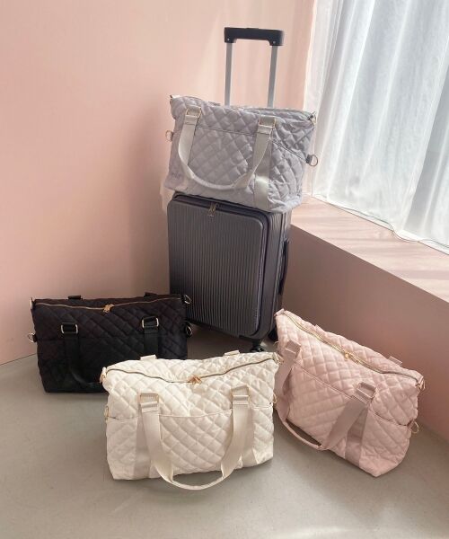 MAJESTIC LEGON / マジェスティックレゴン ボストンバッグ | ◇キルティングトラベルボストン | 詳細3