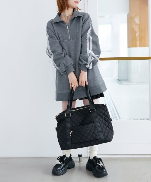 MAJESTIC LEGON / マジェスティックレゴン ボストンバッグ | ◇キルティングトラベルボストン | 詳細9