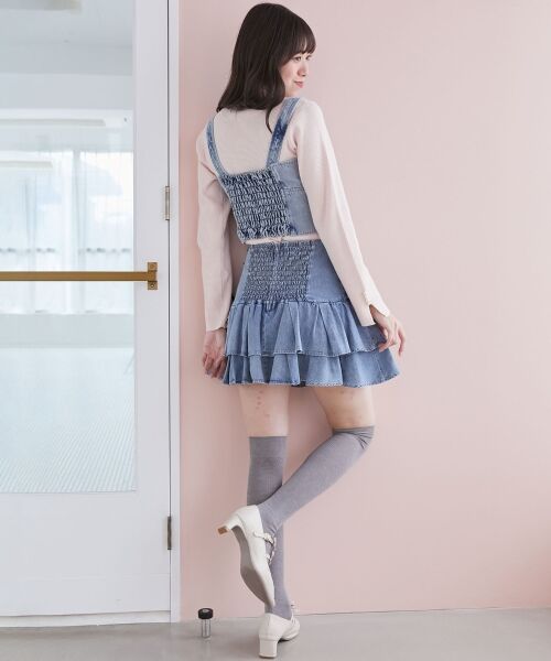 MAJESTIC LEGON / マジェスティックレゴン キャミソール・チューブトップ | フロントレースアップビスチェ | 詳細12