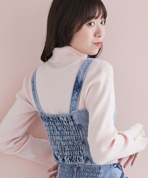 MAJESTIC LEGON / マジェスティックレゴン キャミソール・チューブトップ | フロントレースアップビスチェ | 詳細15