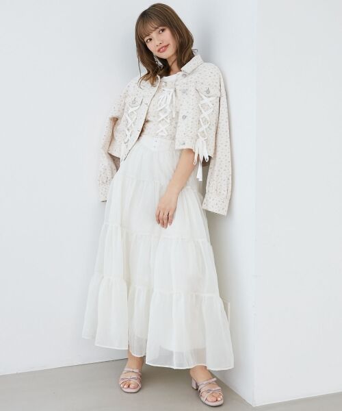 MAJESTIC LEGON / マジェスティックレゴン キャミソール・チューブトップ | フロントレースアップビスチェ | 詳細26