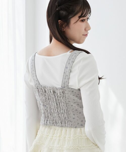 MAJESTIC LEGON / マジェスティックレゴン キャミソール・チューブトップ | フロントレースアップビスチェ | 詳細6