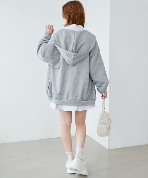 MAJESTIC LEGON / マジェスティックレゴン ミニ丈・ひざ丈ワンピース | バックレースアップミニシャツワンピ | 詳細21