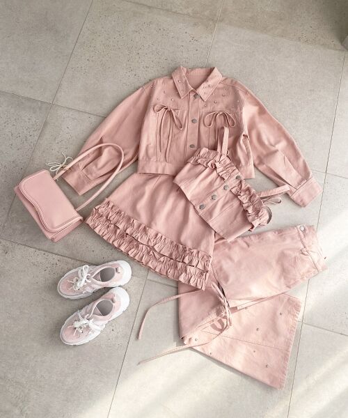 MAJESTIC LEGON / マジェスティックレゴン Gジャン・デニムジャケット | ビジューリボンGジャン | 詳細22