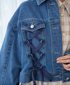 MAJESTIC LEGON / マジェスティックレゴン Gジャン・デニムジャケット | サイドレースアップGジャン