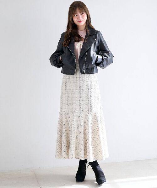 MAJESTIC LEGON / マジェスティックレゴン その他アウター | Ladyショートライダース | 詳細1