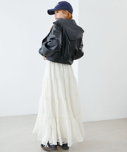 MAJESTIC LEGON / マジェスティックレゴン その他アウター | Ladyショートライダース | 詳細16