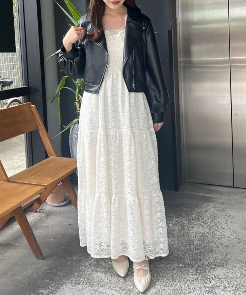 MAJESTIC LEGON / マジェスティックレゴン その他アウター | Ladyショートライダース | 詳細4