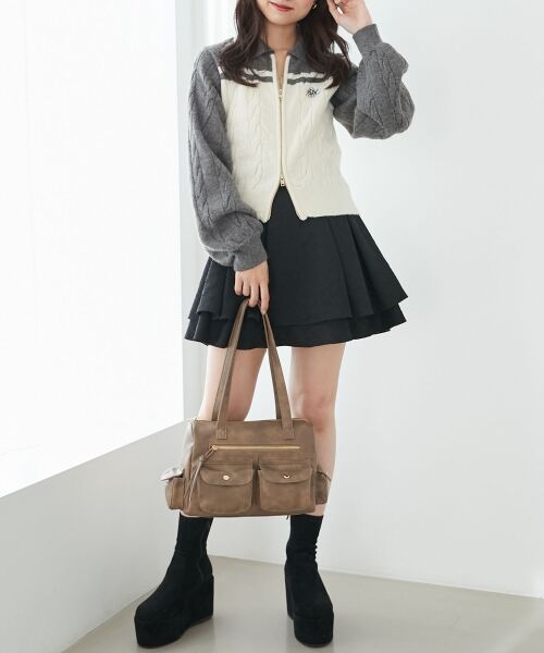 MAJESTIC LEGON / マジェスティックレゴン ハンドバッグ | マルチポケットアンニュイバッグ | 詳細12