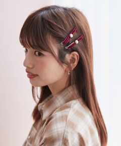 クラシカルリボンヘアピンset