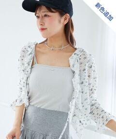 MAJESTIC LEGON / マジェスティックレゴン カーディガン・ボレロ | ◎フリルカラーリボンカーディガン