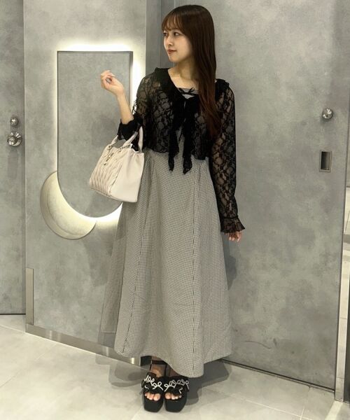 MAJESTIC LEGON / マジェスティックレゴン カーディガン・ボレロ | ◎フリルカラーリボンカーディガン | 詳細10