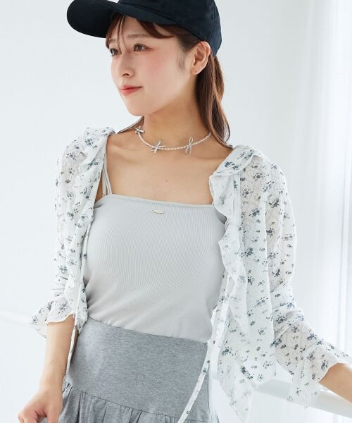 MAJESTIC LEGON / マジェスティックレゴン カーディガン・ボレロ | ◎フリルカラーリボンカーディガン | 詳細25