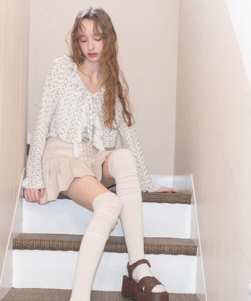 MAJESTIC LEGON / マジェスティックレゴン カーディガン・ボレロ | ◎フリルカラーリボンカーディガン | 詳細29
