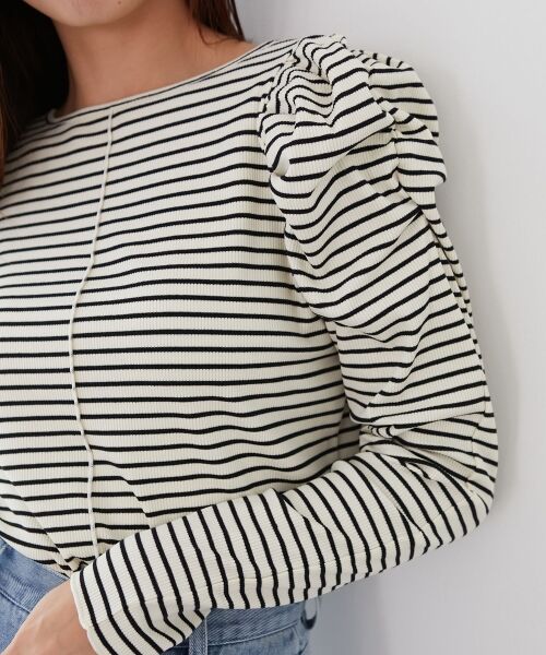 MAJESTIC LEGON / マジェスティックレゴン カットソー | クルーネックパワショルトップス | 詳細16