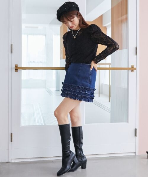 MAJESTIC LEGON / マジェスティックレゴン カットソー | クルーネックパワショルトップス | 詳細20