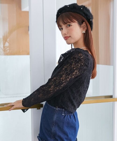 MAJESTIC LEGON / マジェスティックレゴン カットソー | クルーネックパワショルトップス | 詳細23