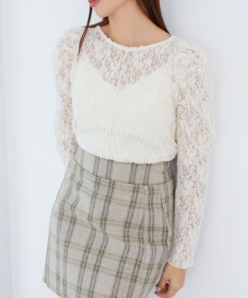 MAJESTIC LEGON / マジェスティックレゴン カットソー | クルーネックパワショルトップス | 詳細5