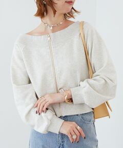 MAJESTIC LEGON / マジェスティックレゴン スウェット | オフショルジップスウェット