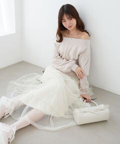 MAJESTIC LEGON / マジェスティックレゴン スウェット | オフショルジップスウェット