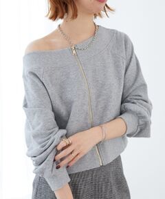 MAJESTIC LEGON / マジェスティックレゴン スウェット | オフショルジップスウェット