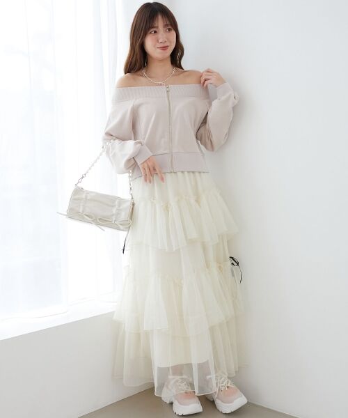 MAJESTIC LEGON / マジェスティックレゴン スウェット | オフショルジップスウェット | 詳細11