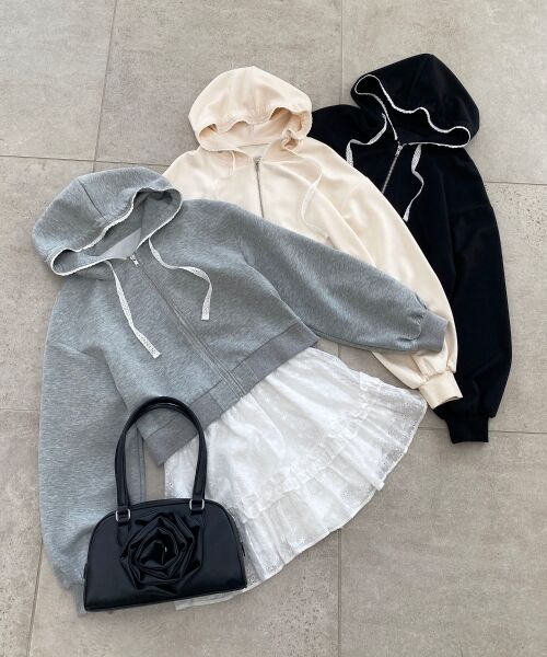 MAJESTIC LEGON / マジェスティックレゴン パーカー | フードレースジップパーカー | 詳細25