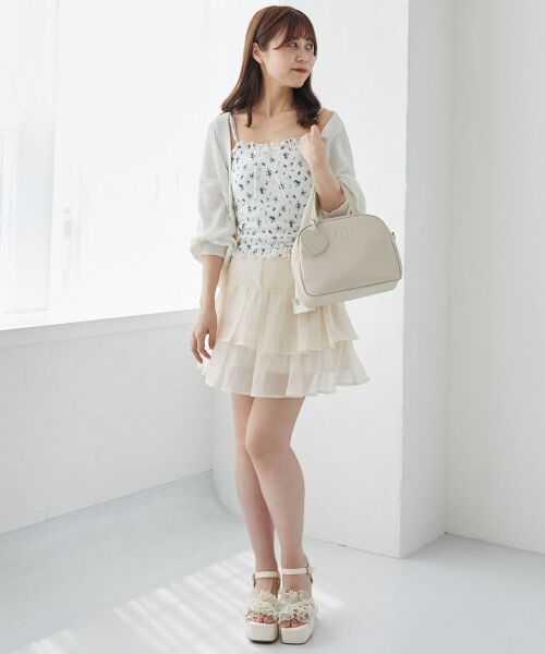 MAJESTIC LEGON / マジェスティックレゴン キャミソール・チューブトップ | カップ付きシャーリングキャミ | 詳細1