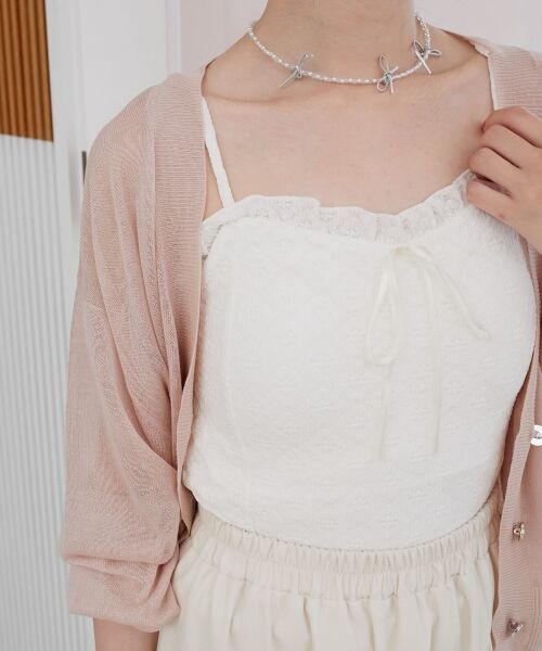 MAJESTIC LEGON / マジェスティックレゴン キャミソール・チューブトップ | カップ付きシャーリングキャミ | 詳細15