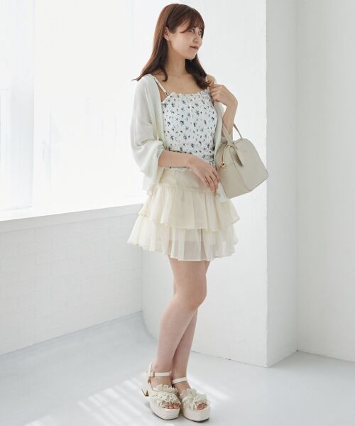 MAJESTIC LEGON / マジェスティックレゴン キャミソール・チューブトップ | カップ付きシャーリングキャミ | 詳細2