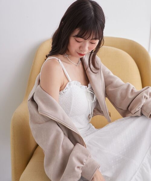 MAJESTIC LEGON / マジェスティックレゴン キャミソール・チューブトップ | カップ付きシャーリングキャミ | 詳細20