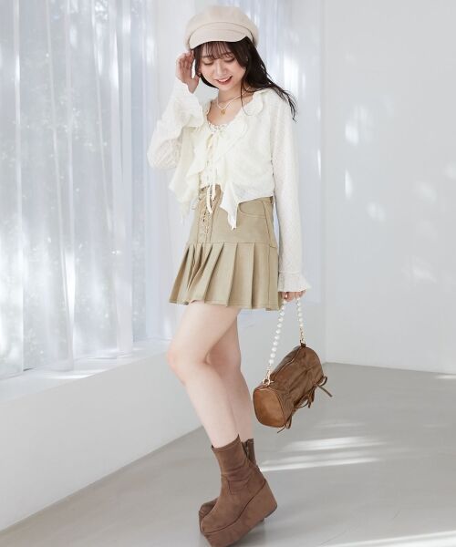 MAJESTIC LEGON / マジェスティックレゴン キャミソール・チューブトップ | カップ付きシャーリングキャミ | 詳細24