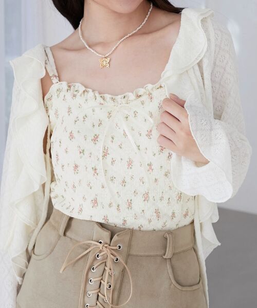 MAJESTIC LEGON / マジェスティックレゴン キャミソール・チューブトップ | カップ付きシャーリングキャミ | 詳細25