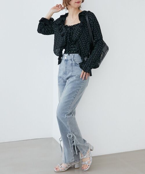 MAJESTIC LEGON / マジェスティックレゴン キャミソール・チューブトップ | カップ付きシャーリングキャミ | 詳細8