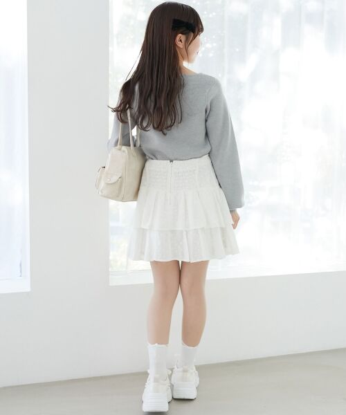 MAJESTIC LEGON / マジェスティックレゴン ニット・セーター | フロントギャザードッキングニット | 詳細11