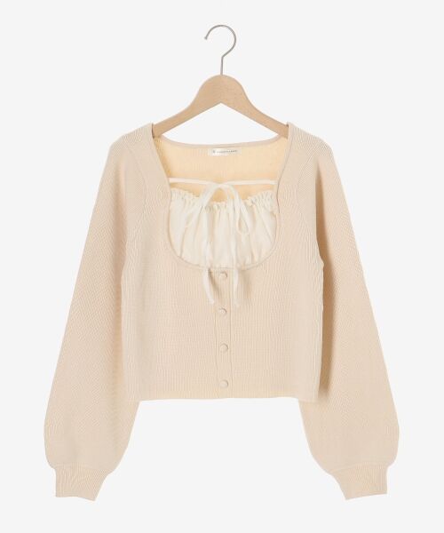 MAJESTIC LEGON / マジェスティックレゴン ニット・セーター | フロントギャザードッキングニット | 詳細25