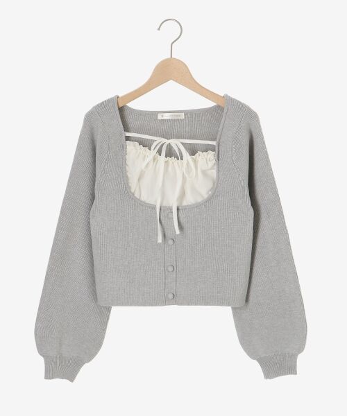 MAJESTIC LEGON / マジェスティックレゴン ニット・セーター | フロントギャザードッキングニット | 詳細26